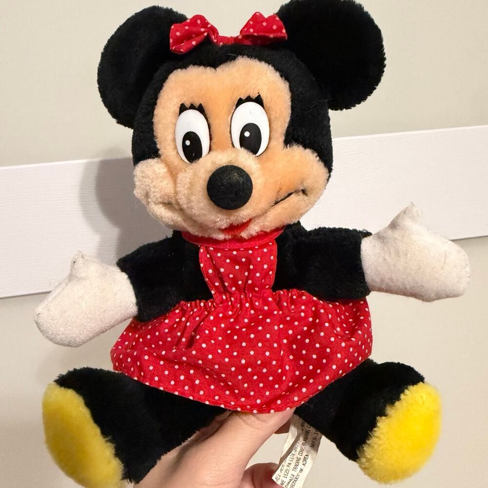Vintage Minnie Mouse Plush Disneyland 1970s-1980s